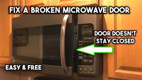 cleaning microwave door latch